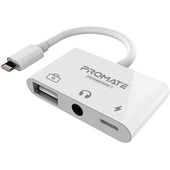 Promate MediaBridge-I 3-in-1 High Speed OTG Lightning Hub