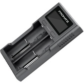 Promate PowerBay-2 Dual-Mode Battery Charger with LCD Display