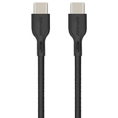 Promate 60W USB-C to USB-C Cable with Power Delivery Support (Black, 2m)