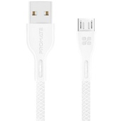 Promate USB to Micro-USB Sync & Charge Cable (White, 1.2m)