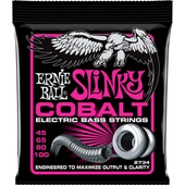 Ernie Ball Cobalt Super Slinky Electric Bass Strings (4-String Set, .045 - .100)