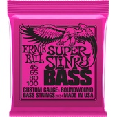 Ernie Ball Super Slinky Nickel Wound Electric Bass Strings (4-String Set, .045 - .100)