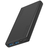 Promate Bolt-10 Smart Charging Power Bank with Dual USB Output (Black)