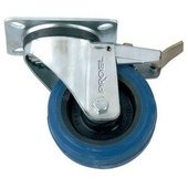 Proel Flightcase Swivel Wheel with Brake (100mm, Blue)