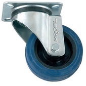 Proel Flightcase Swivel Wheel (100mm, Blue)