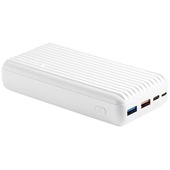 Promate Titan 30000mAh Portable Power Bank (White)