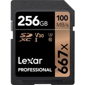 Lexar 256GB Professional 667x UHS-I SDXC Memory Card