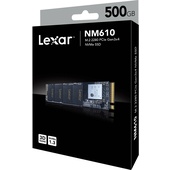 Lexar NM610 500GB Rbna Internal SSD PCIe (Retail Box)