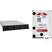 Synology RackStation RS3617xs+ 48TB 12-Bay NAS Enclosure
