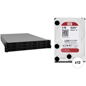 Synology RackStation RS2418+ 48TB 12-Bay NAS Enclosure