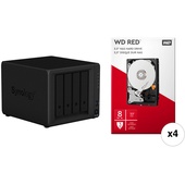 Synology DiskStation 32TB DS918+ 4-Bay NAS Enclosure