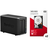 Synology DiskStation 20TB DS718+ 2-Bay NAS Enclosure