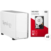 Synology DiskStation 20TB DS218j 2-Bay NAS Enclosure