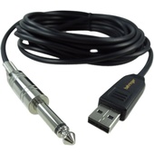 Behringer GUITAR 2 USB - 1/4" Instrument to USB Type-A Cable