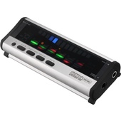 Korg PB04 Pitchblack Portable Polyphonic Tuner (Silver)