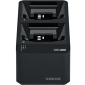 Shure SBC220 Networked 2-Bay Battery Charger