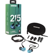 Shure SE215SPE Special Edition Sound-Isolating Earphones with 3.5mm Remote/Mic Cable (Blue)