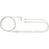 Shure EAC64CL Earphone Cable with Gold-Plated MMCX Connectors (Clear, 64")