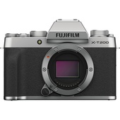 Fujifilm X-T200 Mirrorless Digital Camera (Body Only, Silver)
