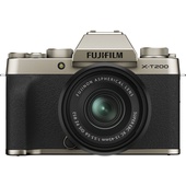 Fujifilm X-T200 Mirrorless Digital Camera with 15-45mm Lens (Champagne Gold)