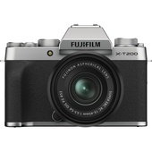Fujifilm X-T200 Mirrorless Digital Camera with 15-45mm Lens (Silver)