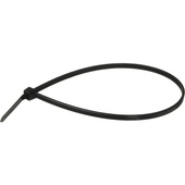Pearstone 8" Plastic Cable Ties - Black (100-Pack)