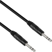 Pearstone PM-TRS 1/4" TRS Male to 1/4" TRS Male Interconnect Cable (3')