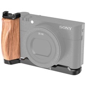 SmallRig L-Shaped Wooden Grip with Cold Shoe for Sony RX100 III/IV/V(VA)/VI/VII