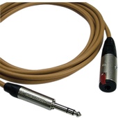 Canare Starquad TRSM-TRSF Extension Cable (Brown, 1')