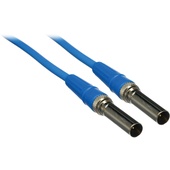 Canare Video Patch Cable - 6 ft (Blue)