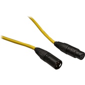Canare L-4E6S Star Quad XLRM to XLRF Microphone Cable - 75' (Yellow)