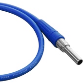 Canare Mini-WECO Video Patch Cord (3', Blue)