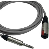 Canare Starquad TRSM-TRSF Extension Cable (Grey, 3')