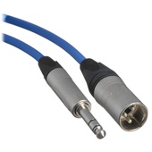 Canare Starquad XLRM-TRSM Cable (Blue, 75')
