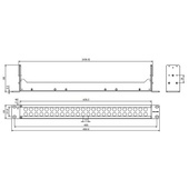 Canare VJ2-V26-2U Unloaded Video Jack Panel (26-Channel / Black)
