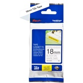 Brother TZe-S241 18mm x 8m Extra Strength Black on White Tape