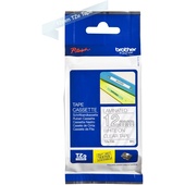 Brother TZe-135 12mm x 8m White on Clear Tape