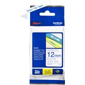 Brother TZe-233 12mm x 8m Blue on White Tape