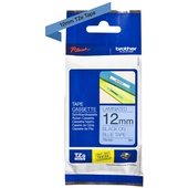 Brother TZe-531 12mm x 8m Black on Blue Tape