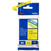 Brother TZe-631 12mm x 8m Black on Yellow Tape