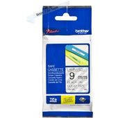 Brother TZe-121 9mm x 8m Black on Clear Tape