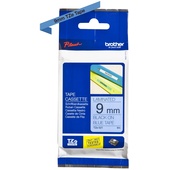 Brother TZe-521 9mm x 8m Black on Blue Tape