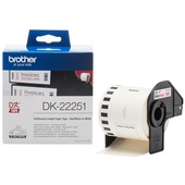 Brother DK22251 Continuous Length Paper Label Tape Red and Black