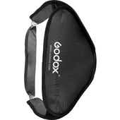 Godox S-Type Elinchrom Mount Flash Bracket with Softbox Kit (23.6 x 23.6")
