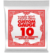Ernie Ball .010 Plain Steel Electric or Acoustic Guitar String