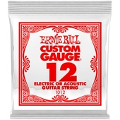 Ernie Ball .012 Plain Steel Electric or Acoustic Guitar Strings.