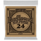 Ernie Ball .024 Earthwood 80/20 Bronze Acoustic Guitar Strings