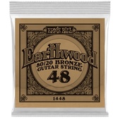 Ernie Ball .048 Earthwood 80/20 Bronze Acoustic Guitar Strings.