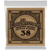 Ernie Ball .038 Earthwood Phosphor Bronze Acoustic Guitar Strings
