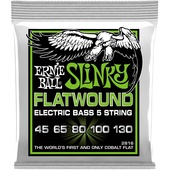 Ernie Ball Regular Slinky 5-string Flatwound Electric Bass Strings - 45-130 Gauge